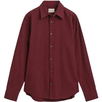 Gant Reg Flannel Melange Shirt XXL PLUMPED RED XXL Gant Reg Flannel Melange Shirt XXL PLUMPED RED XXL
