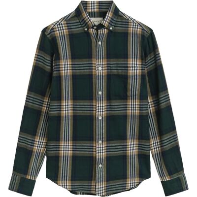 Gant Reg Windblown Flannel Check Shirt M TARTAN GREEN M Gant Reg Windblown Flannel Check Shirt M TARTAN GREEN M