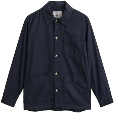 Gant Reg Cotton / Linen Overshirt M EVENING BLUE M Gant Reg Cotton / Linen Overshirt M EVENING BLUE M