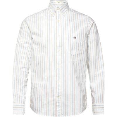 Gant Reg Classic Oxford Stripe Shirt S WHITE S Gant Reg Classic Oxford Stripe Shirt S WHITE S