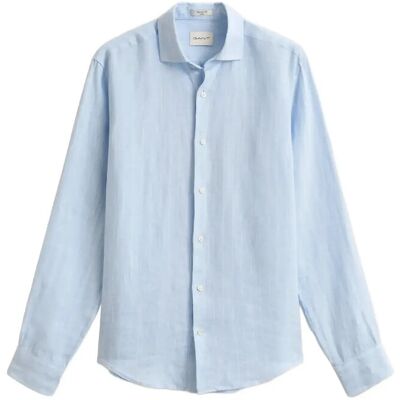 Gant Reg Linen Stripe Shirt XXXL SKY BLUE XXXL Gant Reg Linen Stripe Shirt XXXL SKY BLUE XXXL