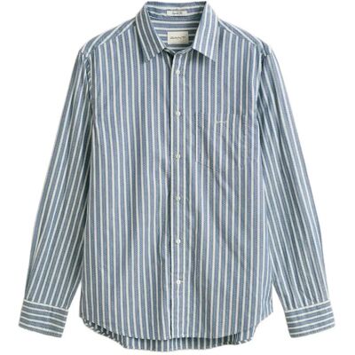Gant Reg Dobby Stripe Shirt XL FADED DENIM XL Gant Reg Dobby Stripe Shirt XL FADED DENIM XL