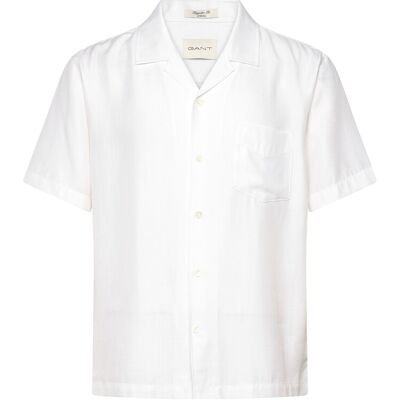 Gant Reg Lyocell Camp Collar L WHITE L Gant Reg Lyocell Camp Collar L WHITE L