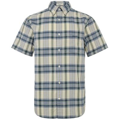 Gant Reg Indian Madras Check Ss Shirt M FADED DENIM M Gant Reg Indian Madras Check Ss Shirt M FADED DENIM M