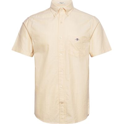 Gant Reg Classic Oxford Ss Shirt M DUSTY YELLOW M Gant Reg Classic Oxford Ss Shirt M DUSTY YELLOW M