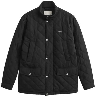 Gant Quilted Windcheater Mid Jacket S BLACK S Gant Quilted Windcheater Mid Jacket S BLACK S