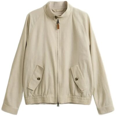 Gant Linen Blend Harrington Jacket XL SOFT OAT XL Gant Linen Blend Harrington Jacket XL SOFT OAT XL