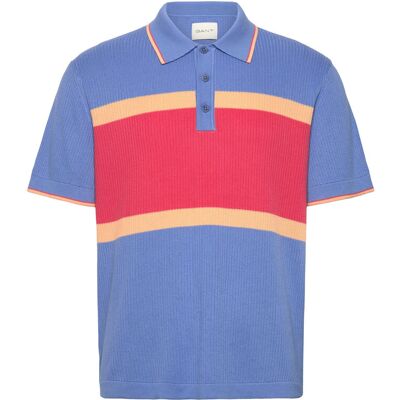 Gant Color Blocked Ss Polo XL PERFECT BLUE XL Gant Color Blocked Ss Polo XL PERFECT BLUE XL