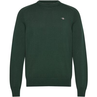 Gant Casual Cotton C-Neck S TARTAN GREEN S Gant Casual Cotton C-Neck S TARTAN GREEN S