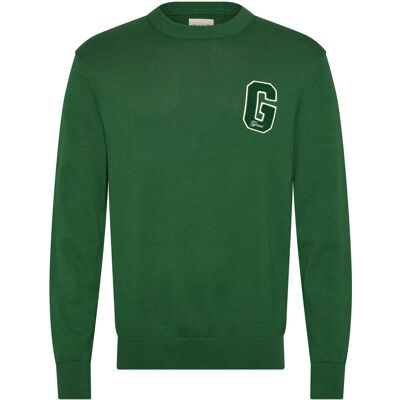 Gant Small Graphic Badge C-Neck XXXL FOREST GREEN XXXL Gant Small Graphic Badge C-Neck XXXL FOREST GREEN XXXL