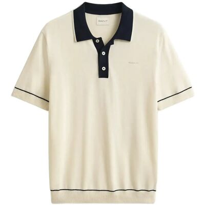 Gant Cotton Modal Polo L CREAM L Gant Cotton Modal Polo L CREAM L