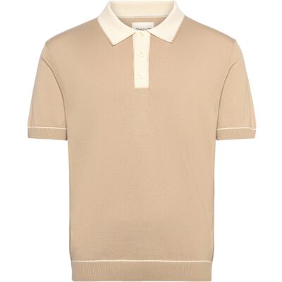 Gant Cotton Modal Polo L OAT BEIGE L Gant Cotton Modal Polo L OAT BEIGE L