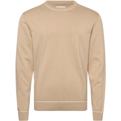 Gant Cotton Modal C-Neck L OAT BEIGE L Gant Cotton Modal C-Neck L OAT BEIGE L