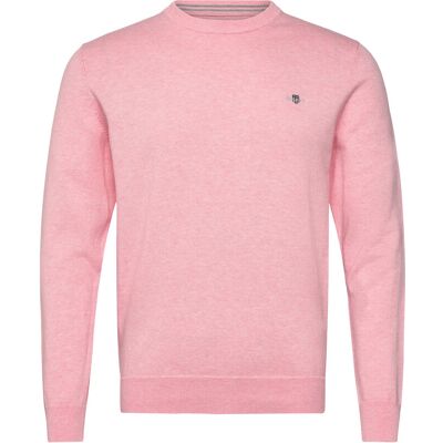 Gant Classic Cotton C-Neck M CALIFORNIA PINK MELANGE M Gant Classic Cotton C-Neck M CALIFORNIA PINK MELANGE M