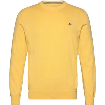 Gant Classic Cotton C-Neck M BANANA YELLOW M Gant Classic Cotton C-Neck M BANANA YELLOW M