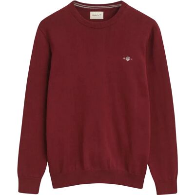 Gant Classic Cotton C-Neck M PLUMPED RED M Gant Classic Cotton C-Neck M PLUMPED RED M