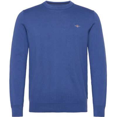 Gant Classic Cotton C-Neck S RICH BLUE S Gant Classic Cotton C-Neck S RICH BLUE S