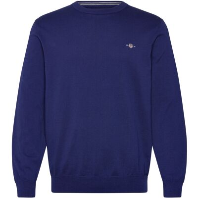 Gant Classic Cotton C-Neck M RICH NAVY M Gant Classic Cotton C-Neck M RICH NAVY M