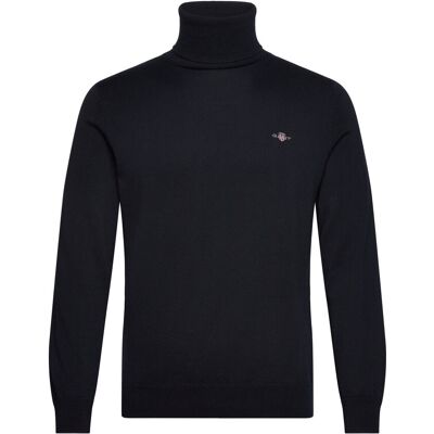 Gant Classic Cotton Rollerneck S EVENING BLUE S Gant Classic Cotton Rollerneck S EVENING BLUE S