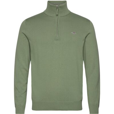 Gant Classic Cotton Half Zip XXXL KALAMATA GREEN XXXL Gant Classic Cotton Half Zip XXXL KALAMATA GREEN XXXL