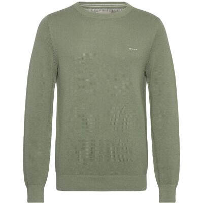 Gant Cotton Pique C-Neck XXL KALAMATA GREEN XXL Gant Cotton Pique C-Neck XXL KALAMATA GREEN XXL