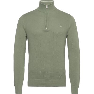 Gant Cotton Pique Half Zip XXL KALAMATA GREEN XXL Gant Cotton Pique Half Zip XXL KALAMATA GREEN XXL