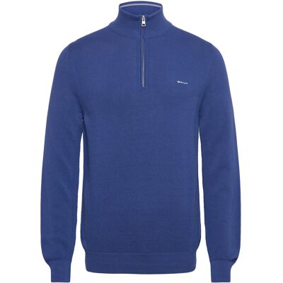 Gant Cotton Pique Half Zip XL RICH BLUE XL Gant Cotton Pique Half Zip XL RICH BLUE XL