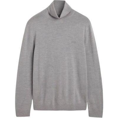 Gant Extrafine Merino Wool Turtleneck L GREY MELANGE L Gant Extrafine Merino Wool Turtleneck L GREY MELANGE L