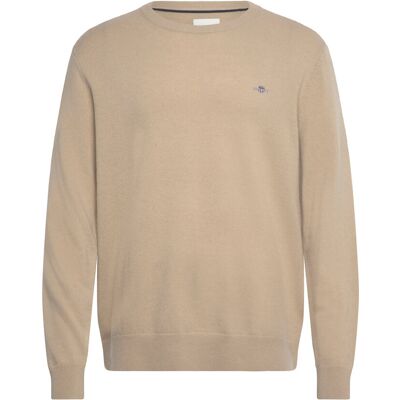 Gant Extrafine Lambswool C-Neck A/S XXL CONCRETE BEIGE XXL Gant Extrafine Lambswool C-Neck A/S XXL CONCRETE BEIGE XXL