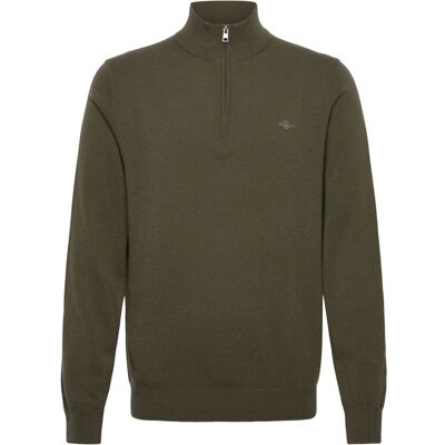 Gant Lambswool Blend Half Zip M JUNIPER GREEN M Gant Lambswool Blend Half Zip M JUNIPER GREEN M