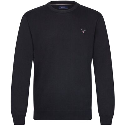 Gant Cotton C-Neck XXXL EVENING BLUE XXXL Gant Cotton C-Neck XXXL EVENING BLUE XXXL