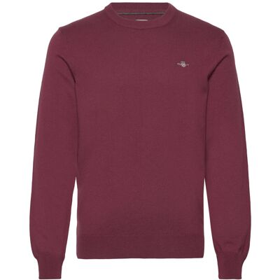 Gant Ctn/Wo C-Neck M WINE RED M Gant Ctn/Wo C-Neck M WINE RED M