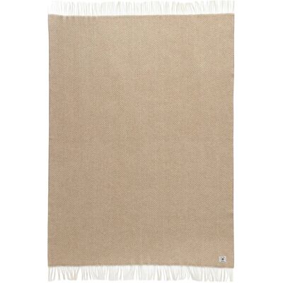 Gant Herringbone Wool Throw 130X200 TAUPE BEIGE 130X200 Gant Herringbone Wool Throw 130X200 TAUPE BEIGE 130X200