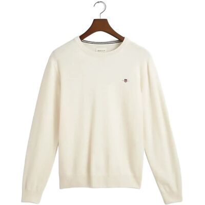 Gant Superfine Lambswool C-Neck XXL CREAM XXL Gant Superfine Lambswool C-Neck XXL CREAM XXL