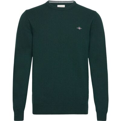 Gant Superfine Lambswool C-Neck M TARTAN GREEN M Gant Superfine Lambswool C-Neck M TARTAN GREEN M