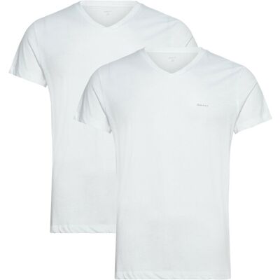 Gant 2-Pack V-Neck T-Shirts M WHITE M Gant 2-Pack V-Neck T-Shirts M WHITE M