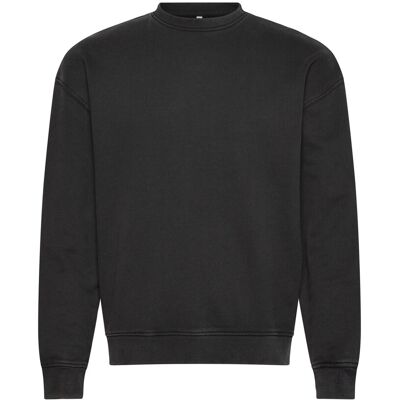 Pro-Ject Gp Drop Shoulder Crew Neck Sweat - S ACID BLACK S Pro-Ject Gp Drop Shoulder Crew Neck Sweat - S ACID BLACK S