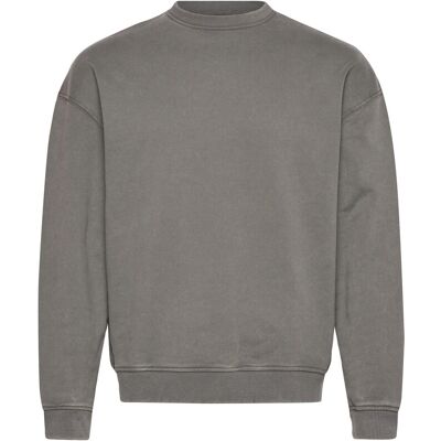 Pro-Ject Gp Drop Shoulder Crew Neck Sweat - S ACID GREY S Pro-Ject Gp Drop Shoulder Crew Neck Sweat - S ACID GREY S