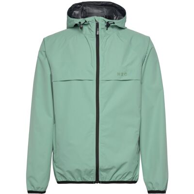 H2O Rømø Lw Rain Jacket - Packable XS SEA GRASS XS H2O Rømø Lw Rain Jacket - Packable XS SEA GRASS XS
