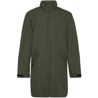 H2O Rømø Logo Lw Rain Long Jacket S ARMY S H2O Rømø Logo Lw Rain Long Jacket S ARMY S