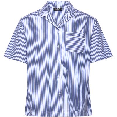 H2O Rønne Essential Pajamas Shirt M BLUE/WHITE STRIPE M H2O Rønne Essential Pajamas Shirt M BLUE/WHITE STRIPE M