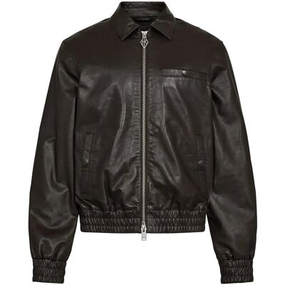 HAN Kjøbenhavn Leather Casual Jacket 52 DARK BROWN 52 HAN Kjøbenhavn Leather Casual Jacket 52 DARK BROWN 52