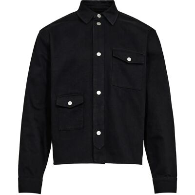 HAN Kjøbenhavn Boxy Utility Shirt 54 BLACK 54 HAN Kjøbenhavn Boxy Utility Shirt 54 BLACK 54