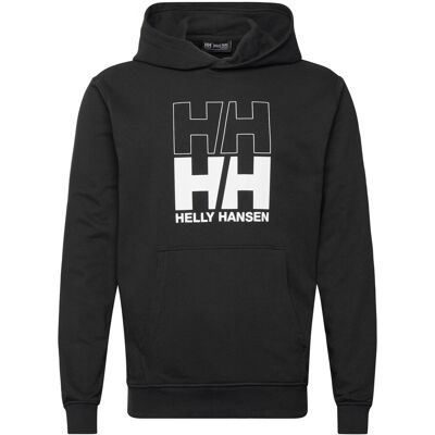 Helly Hansen Core Graphic Sweat Hoodie L BLACK L Helly Hansen Core Graphic Sweat Hoodie L BLACK L