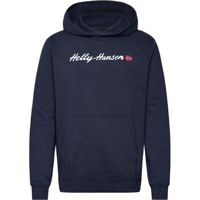 Helly Hansen Core Graphic Sweat Hoodie M NAVY M Helly Hansen Core Graphic Sweat Hoodie M NAVY M