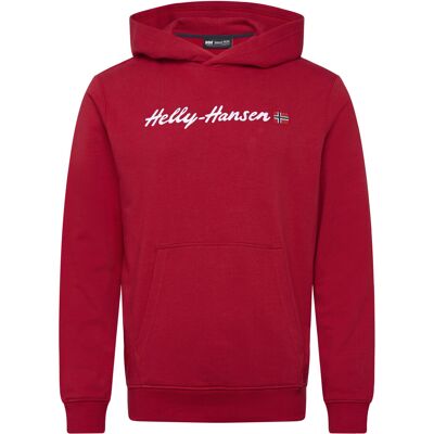 Helly Hansen Core Graphic Sweat Hoodie S RED S Helly Hansen Core Graphic Sweat Hoodie S RED S