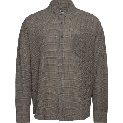 Hope Room Shirt 46 CRINKLED GREY CHECK 46 Hope Room Shirt 46 CRINKLED GREY CHECK 46