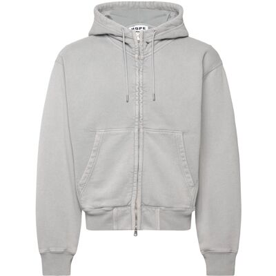 Hope Bubble Zip Hoodie Dove Grey -48 46 DOVE GREY 46 Hope Bubble Zip Hoodie Dove Grey -48 46 DOVE GREY 46