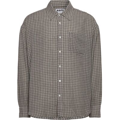 Hope Room Shirt Soft Grey Check-52 52 SOFT GREY CHECK 52 Hope Room Shirt Soft Grey Check-52 52 SOFT GREY CHECK 52