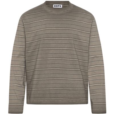 Hope Spark Longsleeve Overdyed Beige Stripe 48 OVERDYED BEIGE STRIPE 48 Hope Spark Longsleeve Overdyed Beige Stripe 48 OVERDYED BEIGE STRIPE 48